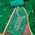 women's green unstitched jam cotton dress material with bandhani printed dupatta