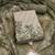women's olive green unstitched cotton simmer dress material & printed dupatta