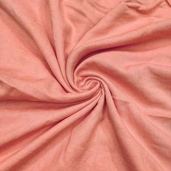 women's peach unstitched jam cotton dress material with embroidered dupatta 3