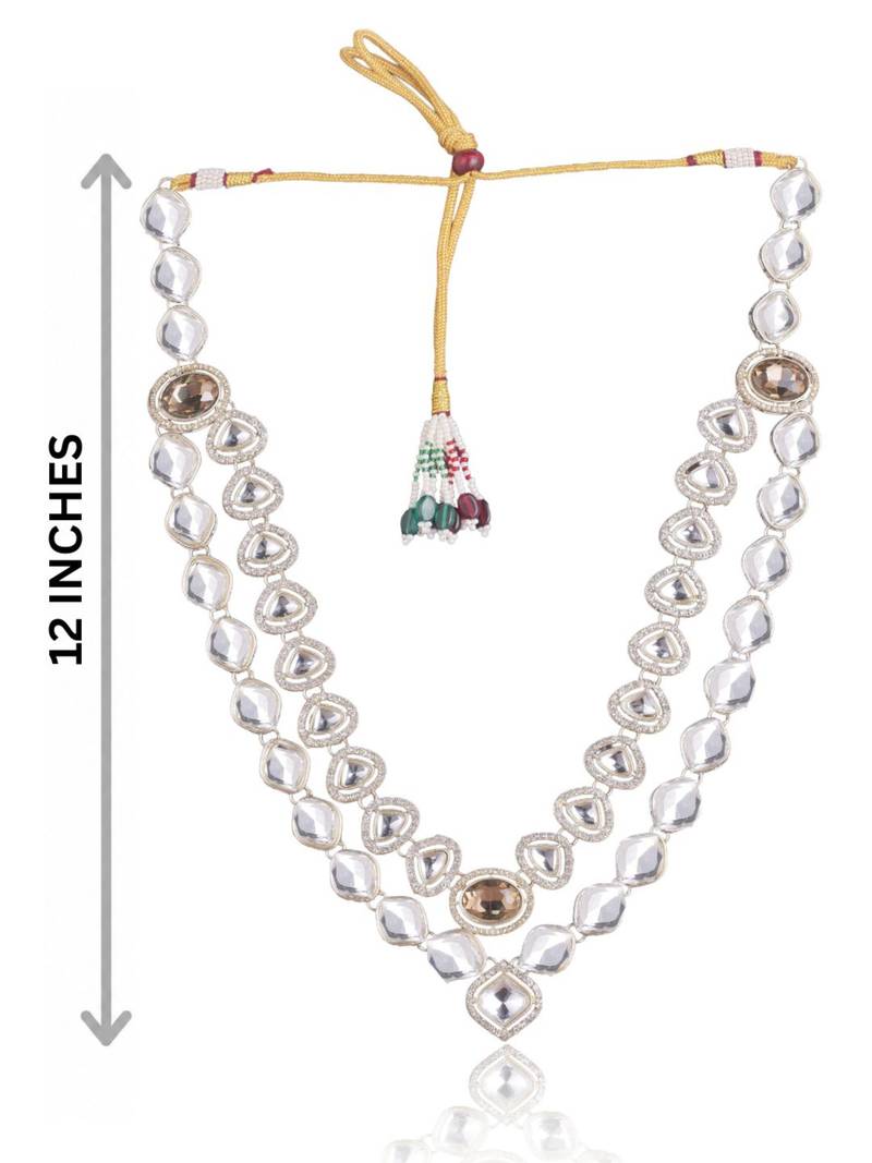 Gold kundan necklace for men – grand wedding jewellery