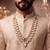 Gold kundan necklace for men – grand wedding jewellery
