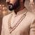 Gold kundan necklace for men – grand wedding jewellery