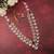 Maroon kundan groom necklace – classic sherwani accessory