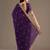 Bewitching purple tissue silk zari and sequins embroidered indian latest design bollywood saree