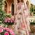 women's multi unstitched simmer silk dress material with printed dupatta