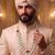 Maroon kundan groom necklace – classic sherwani accessory