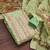 women's light green unstitched modal jacquard dress material & emblished dupatta