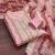women's baby pink unstitched modal jacquard dress material with emblished dupatta