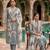 women's multi unstitched lilan cotton dress material with printe dupatta
