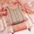 women's peach unstitched modal jacquard dress material with emblished dupatta