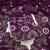 women's purple unstitched vichitra silk dress material with embroidered dupatta