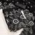 women's black unstitched vichitra silk dress material with embroidered dupatta