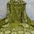 women's green unstitched vichitra silk dress material with embroidered dupatta