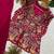 rani pink color embroidery and sequins work georgette salwar suit