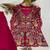 rani pink color embroidery and sequins work georgette salwar suit