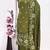 women's green unstitched vichitra silk dress material with embroidered dupatta