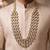 Green kundan sherwani necklace – elegant groom wedding jewellery