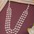 Maroon  kundan necklace for men – designer wedding accessory