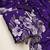 women's purple unstitched vichitra silk dress material with embroidered dupatta