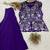 puple color embroidery and sequins work georgette salwar suit