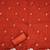 women's rust unstitched vichitra silk dress material with embroidered dupatta