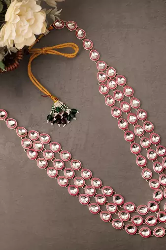 Rani kundan necklace for men – festive groom jewellery