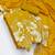 women's mustard unstitched vichitra silk dress material with embroidered dupatta