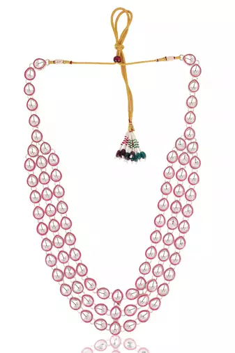 Rani kundan necklace for men – festive groom jewellery
