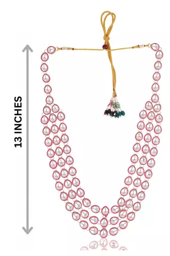 Rani kundan necklace for men – festive groom jewellery