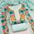 women's sea green unstitched roman silk dress material with embroidered dupatta