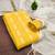 women's yellow unstitched cotton jacquard dress material with woven dupatta