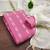 women's pink unstitched cotton jacquard dress material with woven dupatta