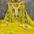 women's green unstitched roman silk dress material with embroidered dupatta