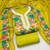 women's green unstitched roman silk dress material with embroidered dupatta