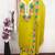 women's green unstitched roman silk dress material with embroidered dupatta