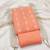 women's peach unstitched cotton jacquard dress material with woven dupatta