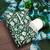 women's green unstitched cotton dress material with saboori printed dupatta