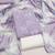 women's lavender unstitched cotton dress material with saboori printed dupatta