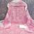 women's baby pink unstitched cotton dress material with saboori printed dupatta