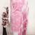 women's baby pink unstitched cotton dress material with saboori printed dupatta