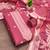 women's pink unstitched jacquard dress material with stylish woven dupatta 