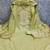 women's olive green unstitched roman silk dress material with woven dupatta