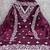 women's voilet unstitched chanderi dress material with embroidered dupatta 