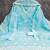 women's sky blue unstitched chanderi dress material with embroidered dupatta