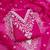 women's magenta unstitched chanderi dress material with embroidered dupatta