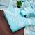 women's sky blue unstitched chanderi dress material with embroidered dupatta