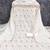 women's white unstitched vichitra dress material with embroidered dupatta