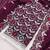 women's voilet unstitched chanderi dress material with embroidered dupatta