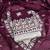 women's voilet unstitched chanderi dress material with embroidered dupatta