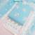 women's sky blue unstitched chanderi dress material with embroidered dupatta